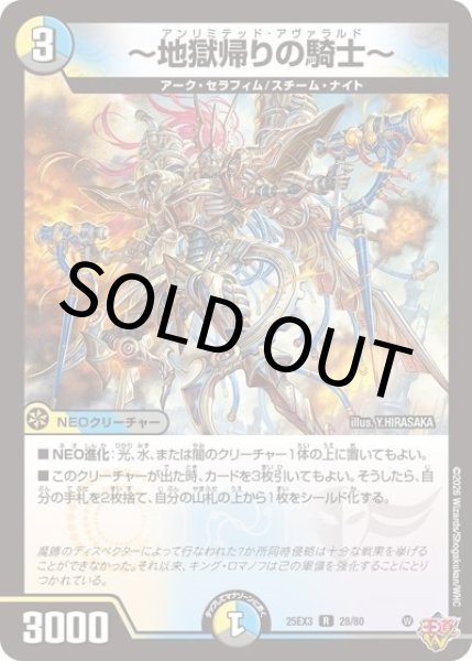 ?地獄帰りの騎士?（DM25-EX3 28/80 R） 状態A