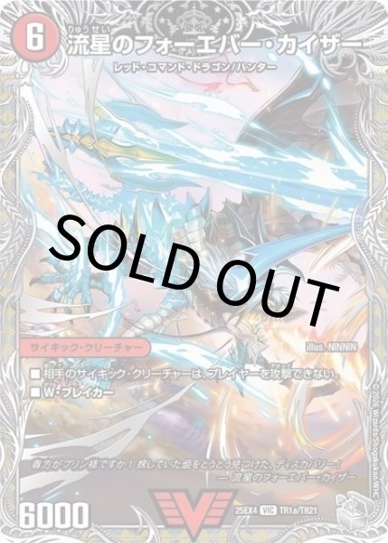 流星のフォーエバー・カイザー/星龍王ガイアール・リュウセイドラゴン（DM25-EX4 TR1a/TR21 VIC） 状態A