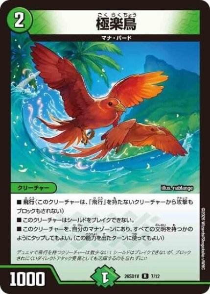 極楽鳥（DM26-SD1-V 7/12 R） 10